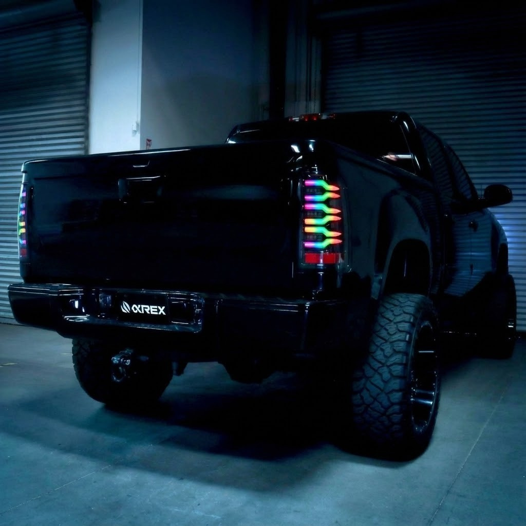 NTXGLOW RGB tail lights (2007 - 2013 GMC Sierra)