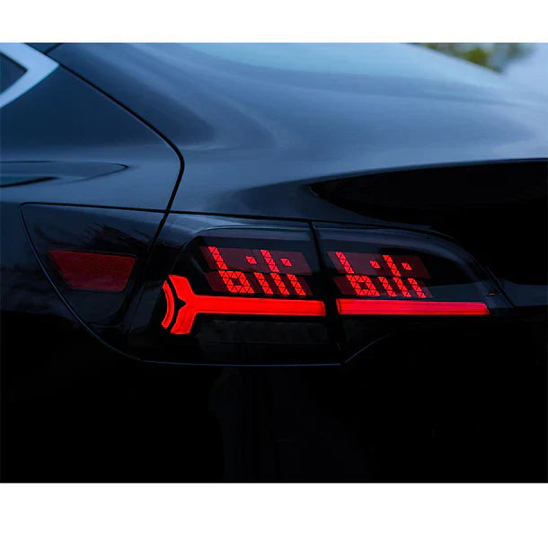 NTXGlow Smoked Matrix Style Tail Lights (2017+ Tesla Model 3/Y)
