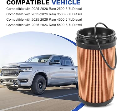 2025-2026 Dodge RAM 6.7L Cummins 2500 / 3500 / 4500 / 5500 Mopar Oil Fuel Filter Kit OEM quality