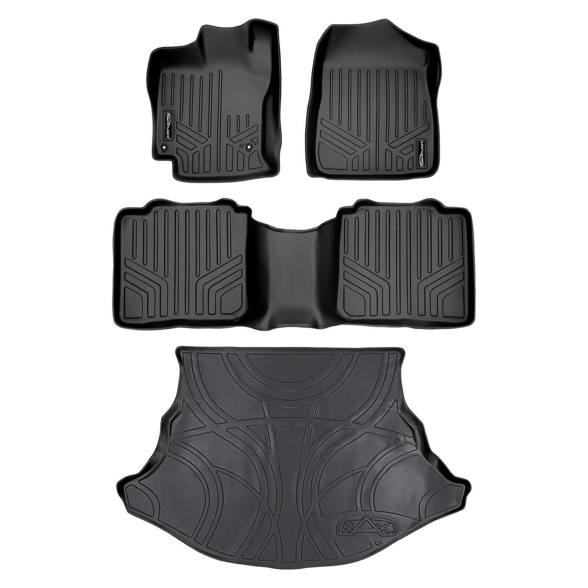 SMARTLINER Custom Fit Floor Liners For 2009-2012 Toyota Venza