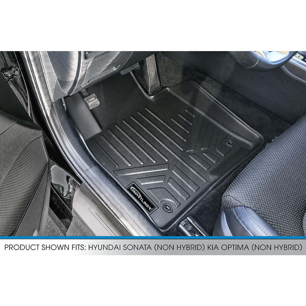 SMARTLINER Custom Fit Floor Liners For 2016-2019 Hyundai Sonata Hybrid
