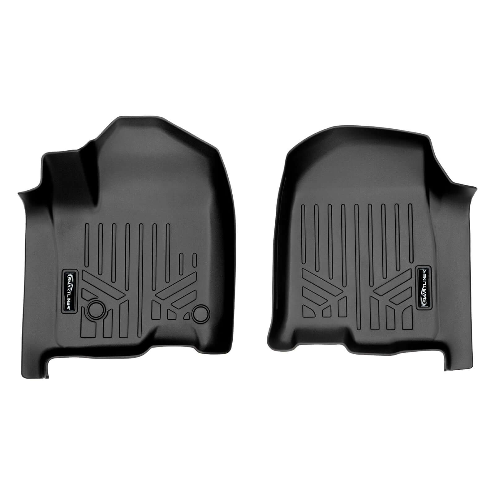 SMARTLINER Floor Liners for 2020-2026 Chevy Silverado 2500 HD | 3500 HD (Crew Cab|Carpet|(1st Row Bucket)|[2nd Row Storage]