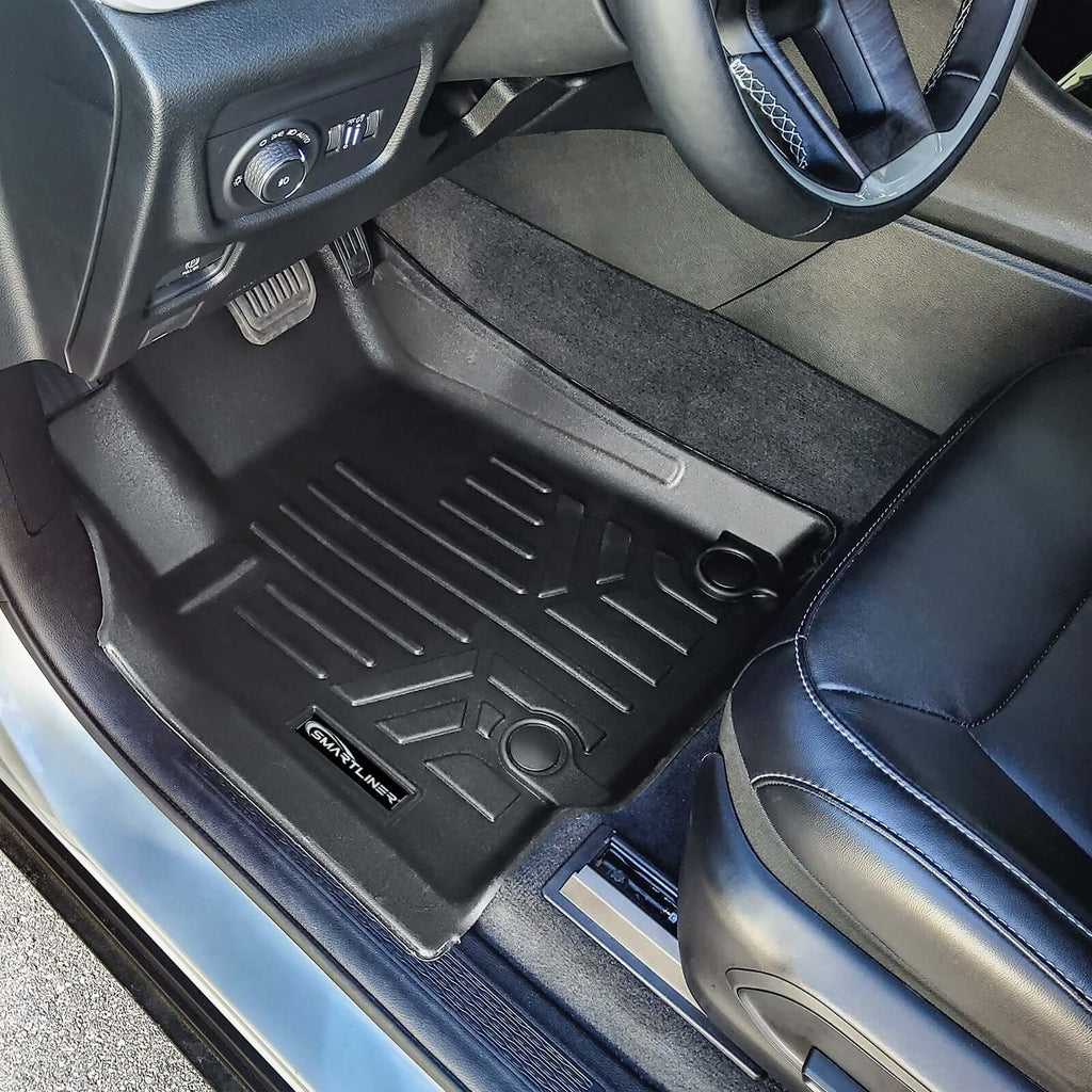 SMARTLINER Floor Liners for 2021-2026 Jeep Grand Cherokee L (2nd Row Bucket) with in between Coverage (No subwoofer)