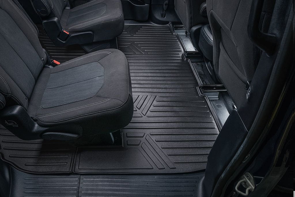 SMARTLINER Custom Fit Floor Liners For 2017-2020 Chrysler Pacifica with 2nd Row Bench Seats (8 Passenger Model)