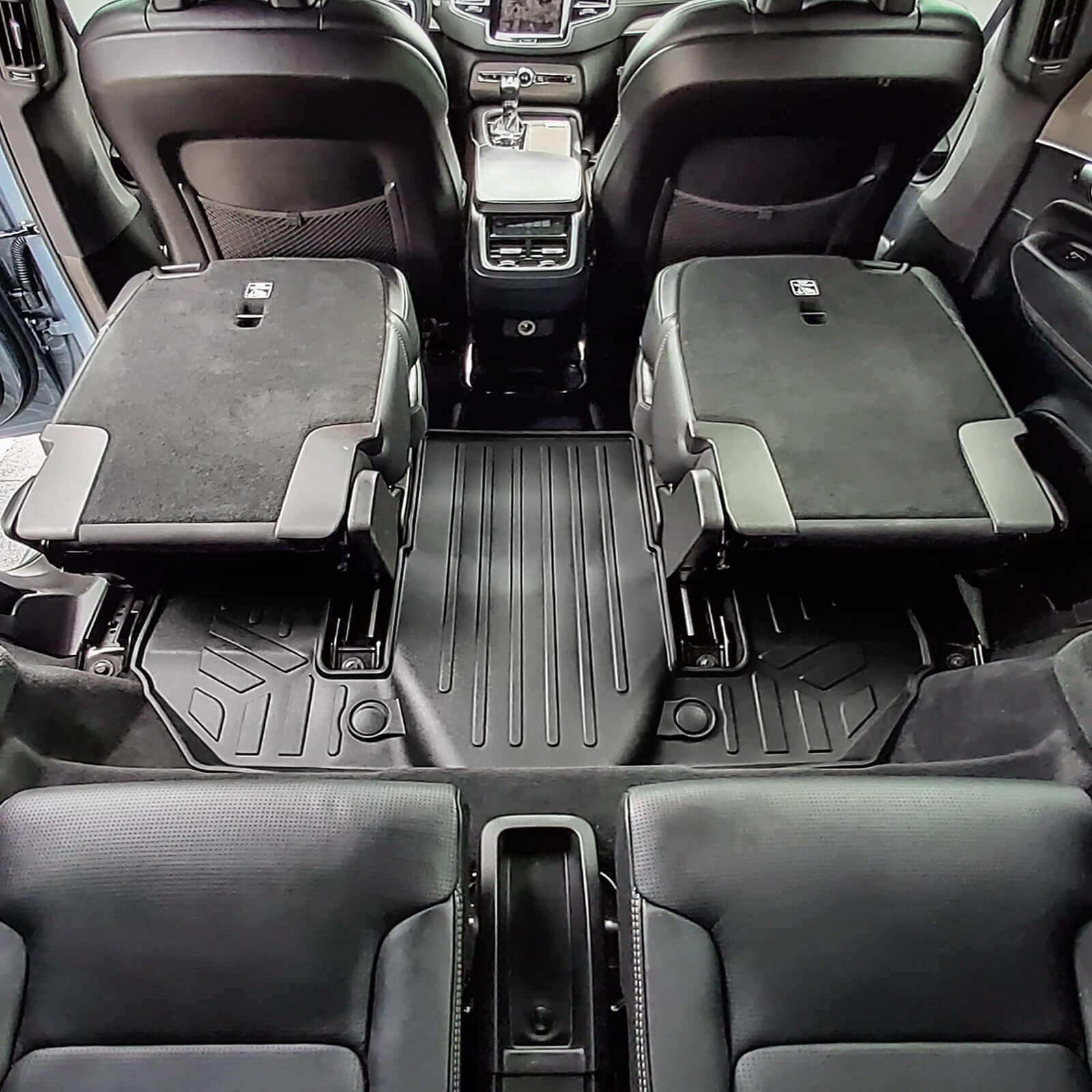 SMARTLINER Floor Liners for 2020-2026 Volvo XC90 (7 Passenger Models. No Plug-in Hybrid Models)