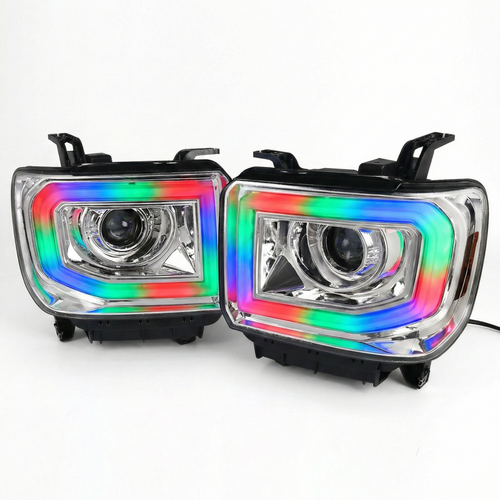 NTXGlow RGB headlights (14 - 19 GMC Sierra 1500 / 2500 / 3500)