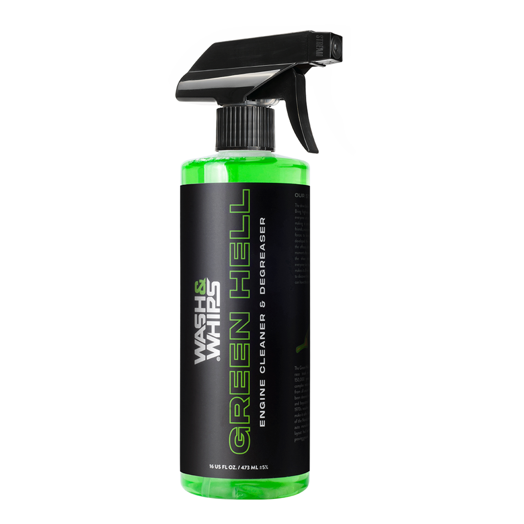 WASH&WHIPS Green Hell Engine Cleaner & Degreaser