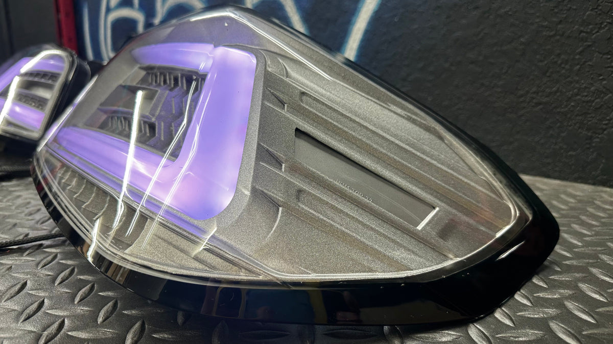NTXGlow Clear Color Shifting Spec D Tail Lights (2015-2021 Subaru WRX)