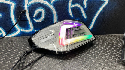 NTXGlow Clear Color Shifting Spec D Tail Lights (2015-2021 Subaru WRX)