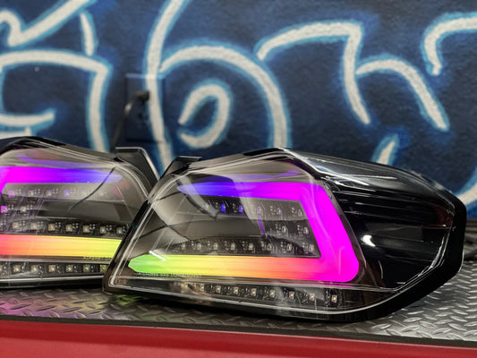NTXGlow Black Spec D Color Shifting RGB Tail Lights (2015-2021 Subaru WRX)