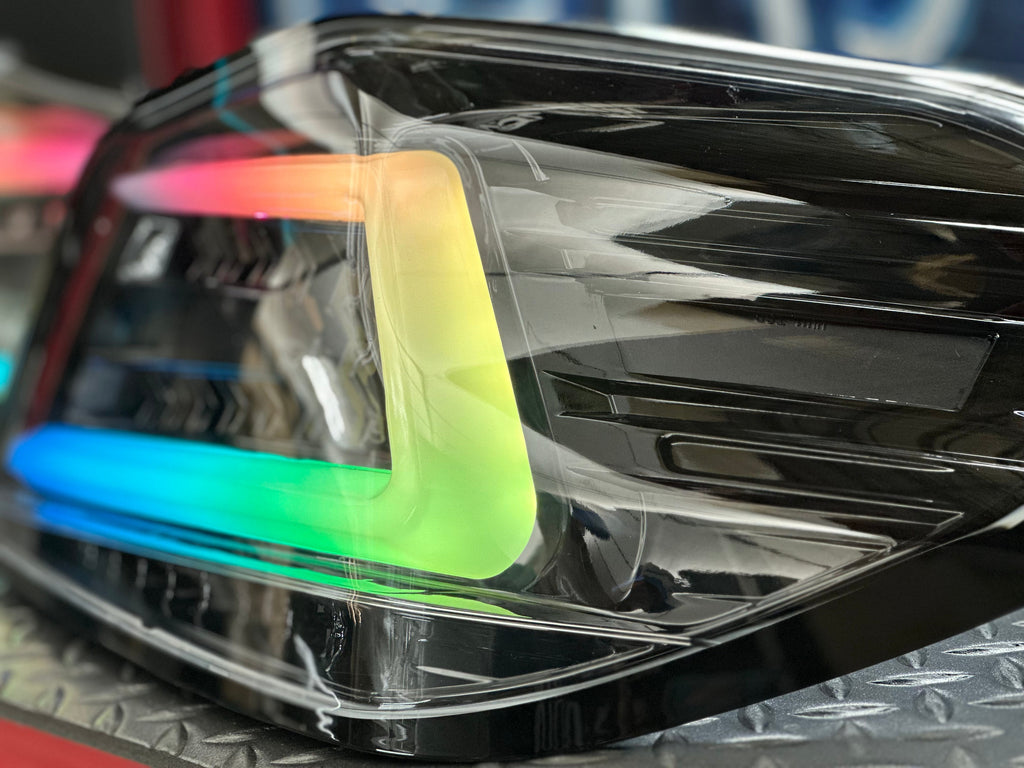 NTXGlow Black Spec D Color Shifting RGB Tail Lights (2015-2021 Subaru WRX)