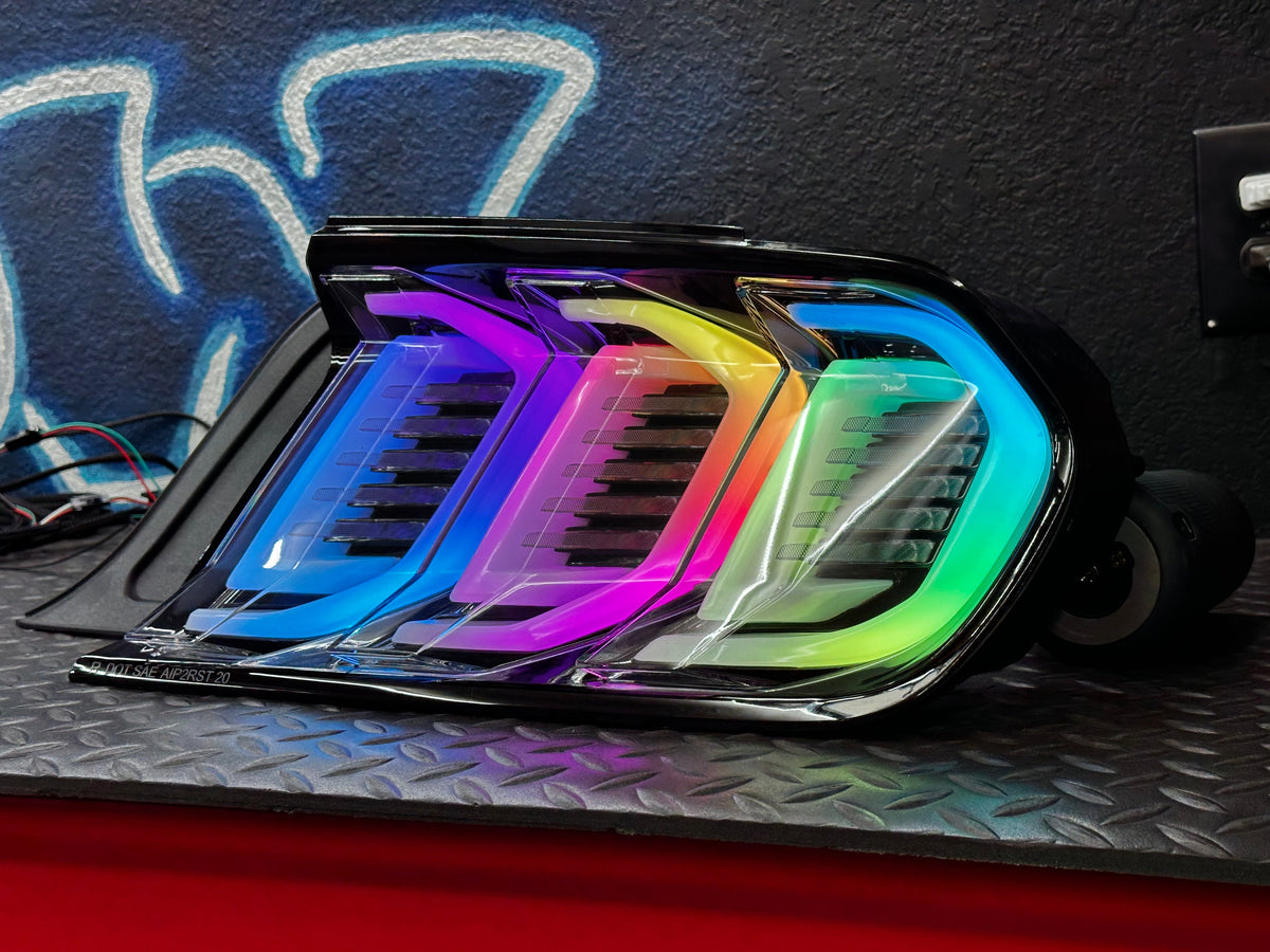 NTXGLOW RGB tail lights (2015 - 2023 Ford Mustang)