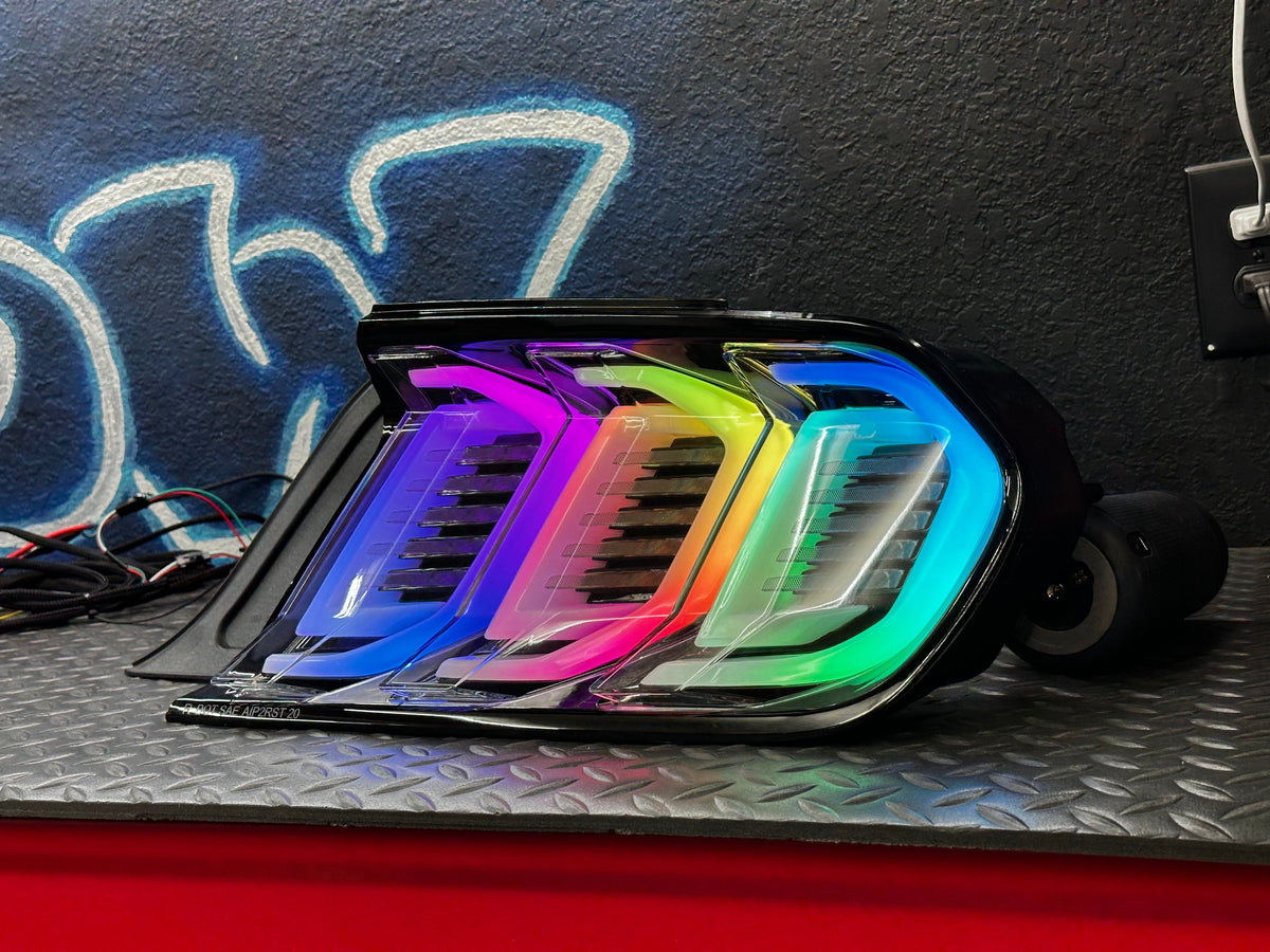 NTXGLOW RGB tail lights (2015 - 2023 Ford Mustang)
