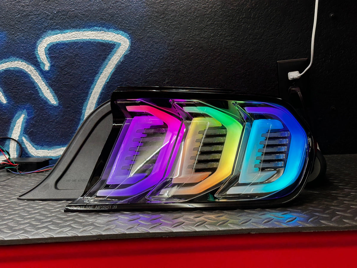 NTXGLOW RGB tail lights (2015 - 2023 Ford Mustang)