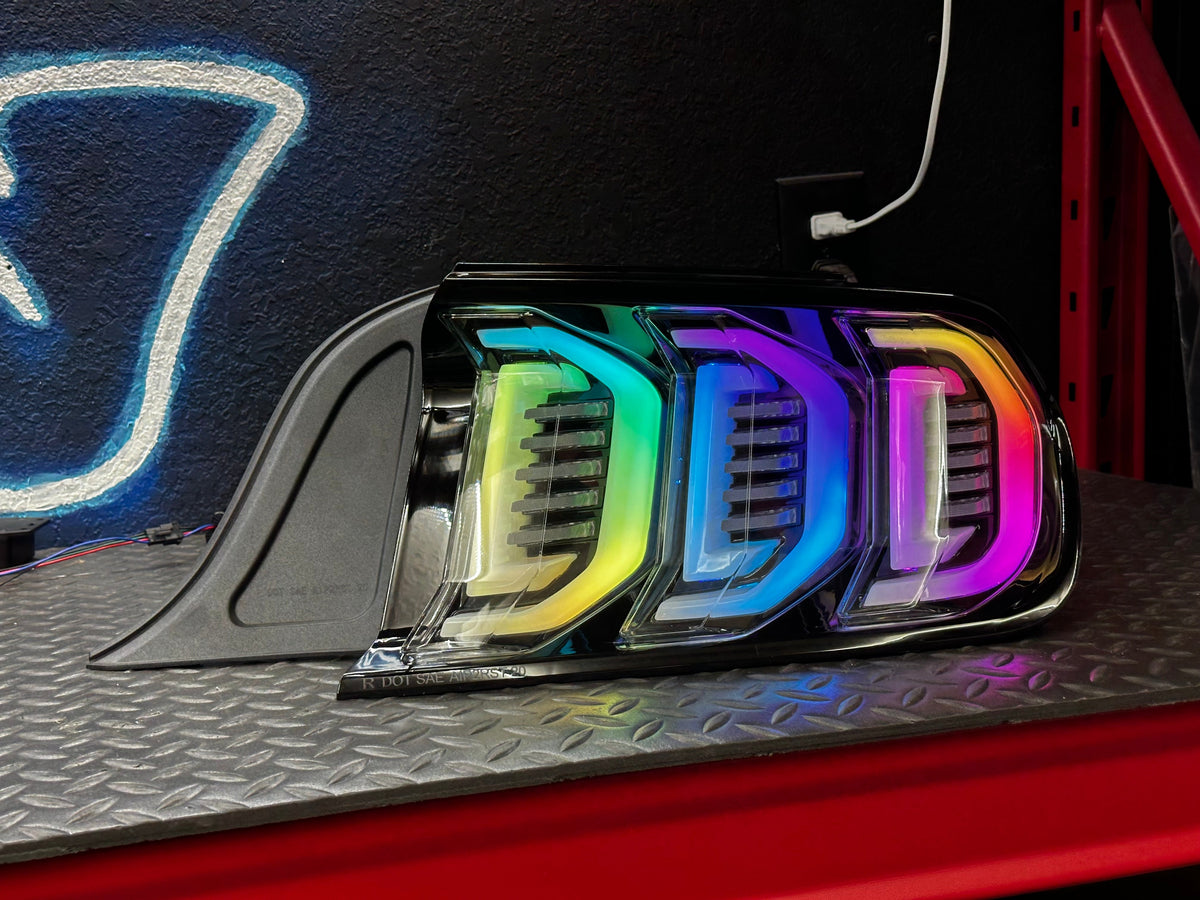 NTXGLOW RGB tail lights (2015 - 2023 Ford Mustang)
