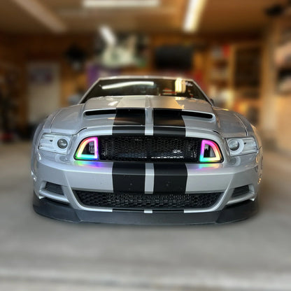 NTXGlow RTR Style RGB Grille (2013-2014 Ford Mustang)