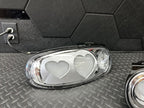 NTXGlow CLEAR Diffused Heart Tail Lights (1990-1997 Na Mazda Miata)