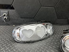 NTXGlow CLEAR Diffused Heart Tail Lights (1990-1997 Na Mazda Miata)