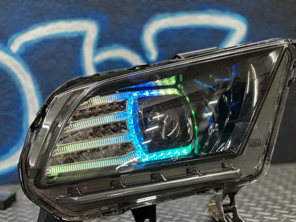 NTXGlow RGB Morimoto Xb Headlights (2010-2012 Ford Mustang)