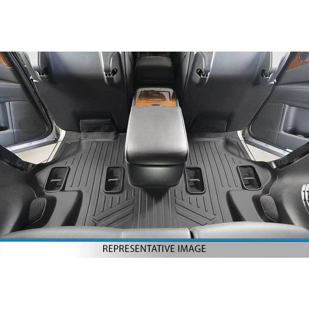SMARTLINER Custom Fit Floor Liners For 2007 - 2017 Ford Expedition/Lincoln Navigator with 2nd Row Bucket Seats (No EL or L Models)