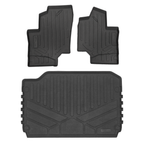 SMARTLINER Rugged Rubber Floor Liners For 2019-2026 Can-Am Commander (2 Seater)