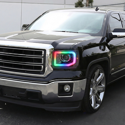 NTXGlow RGB headlights (14 - 19 GMC Sierra 1500 / 2500 / 3500)