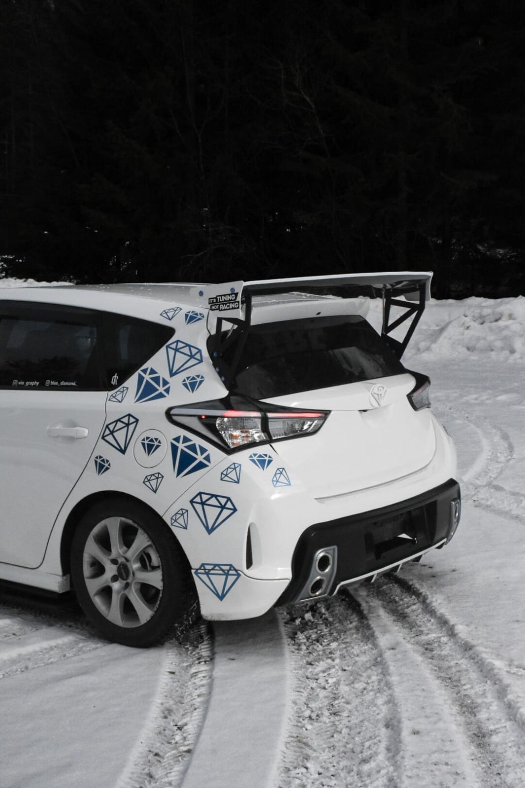 NTXGlow clear tail light LENSES (2016 - 2018 Scion Toyota Corolla IM hatchback / Corolla / Auris )