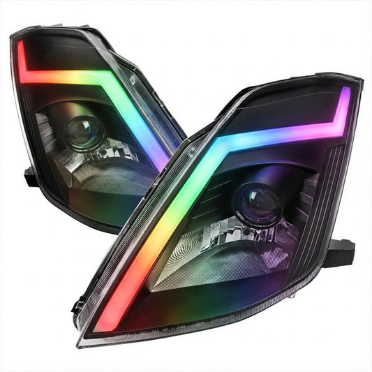 NTXGLOW RGB headlights (2003 - 2005 nissan 350z)