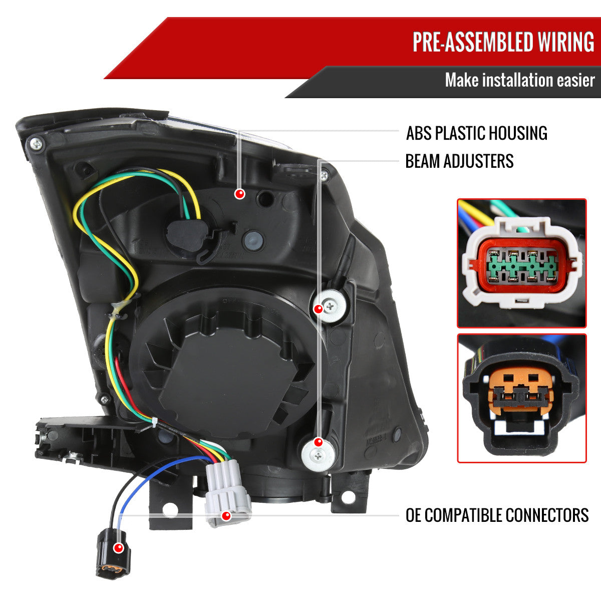 NTXGLOW switchback headlights (2006 - 2009 nissan 350z)