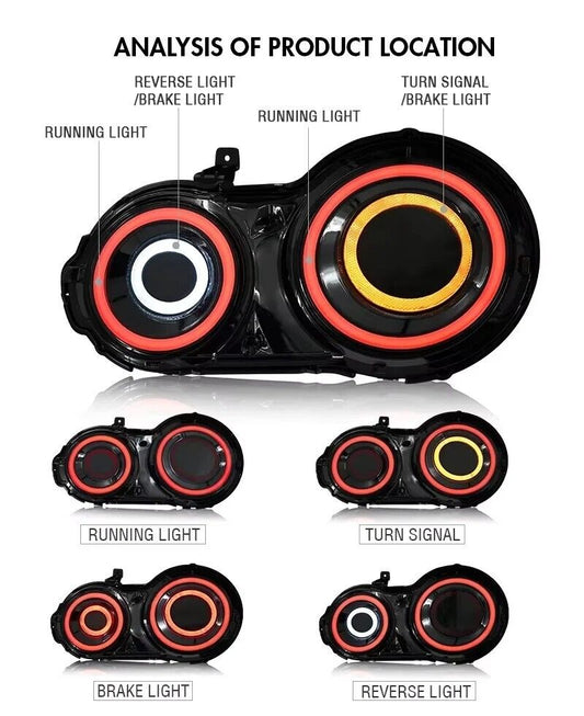 2009-2024 Nissan Gtr R35 Tail Lights RGB Or Plug And Play