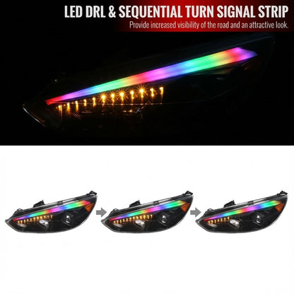 NTXGLOW RGB headlights (2015 - 2019 Ford Focus)