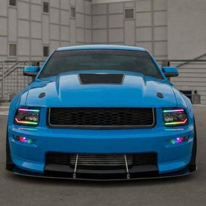 NTXGLOW RGB led headlights (2005 - 2009 Ford Mustang)