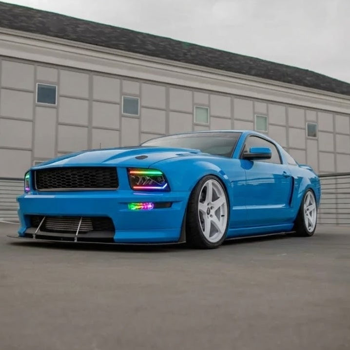 NTXGLOW RGB led headlights (2005 - 2009 Ford Mustang)