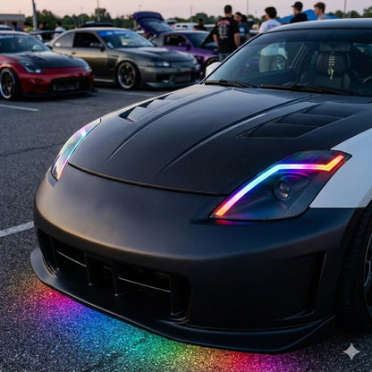 NTXGLOW RGB headlights (2006 - 2009 nissan 350z)