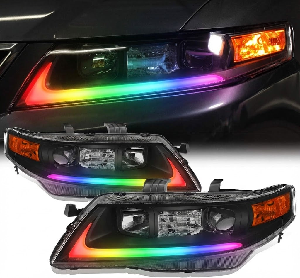 NTXGLOW RGB headlights (2004 - 2008 Acura TSX CL9)