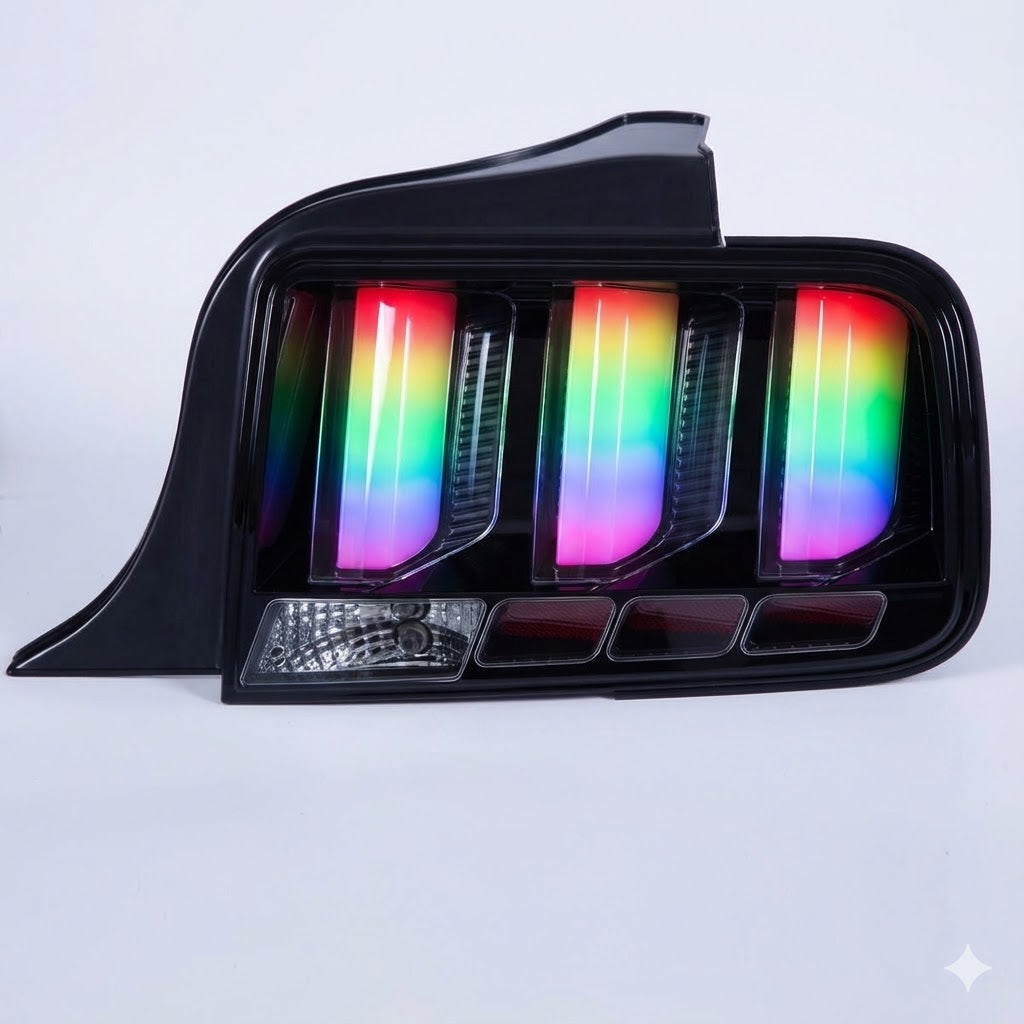 NTXGLOW RGB Tail lights (2005 - 2009 Ford mustang)